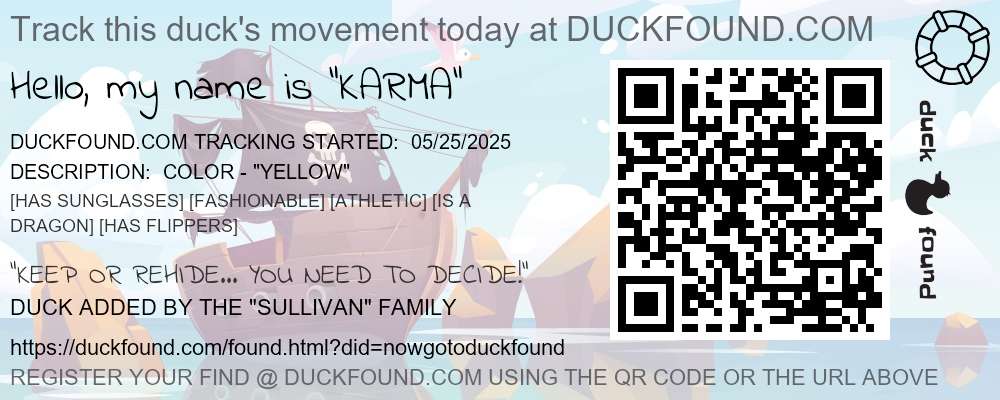 DUCKFOUND TAG